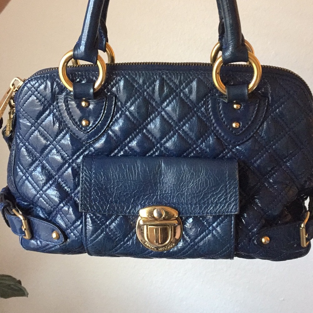 Marc Jacobs Patent Quilted Handle Bag